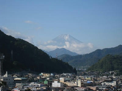 大月から眺める富士山