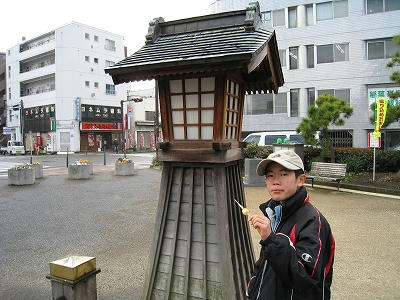 旅には団子ですよ。