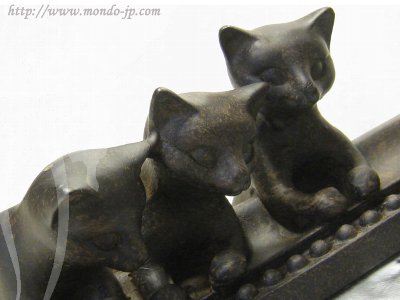 猫フォトフレーム(3ニャン)です。猫 アクセサリー CAT 猫グッズ Mondoオリジナル商品 関西圏大阪の拘りシルバーアクセサリーセレクトショップMondo(モンド)