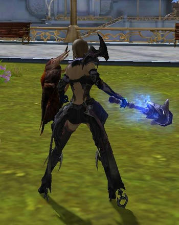 テオ産レザー背面