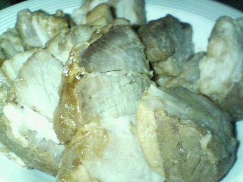 厚切り焼き豚