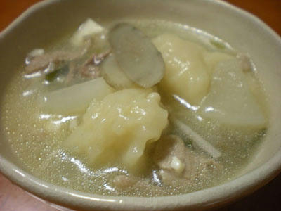すいとん入り豚汁