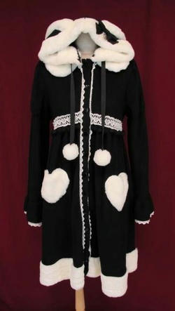 ベイビーザスターズシャインブライト　ウサ耳　コート　ブラック BABY/PIRATES 2024AWアウターコレクション | BABY, THE STARS