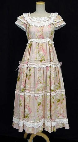 フラワーギャレットスカーレットロングワンピース ベイビーザスターズ  