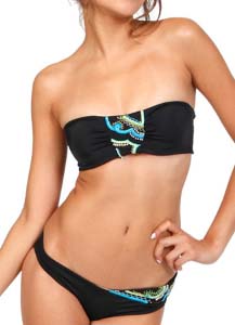 【Reir】【Caffe】刺繍入りバンドゥビキニ9号