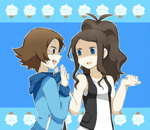 背景のはヒウンアイスのつもり