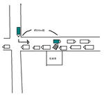 こんな感じで、対向車線は大渋滞