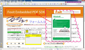 Foxit J-Reader　image