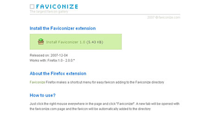 FaviconizeのFirefoxアドオン