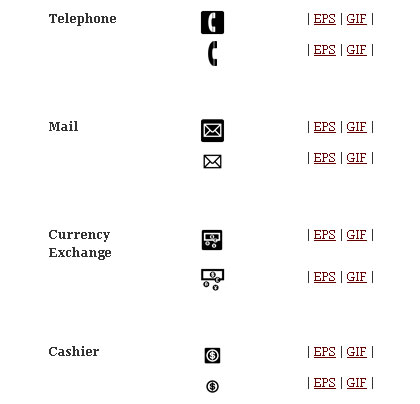 公共機関のシンボル