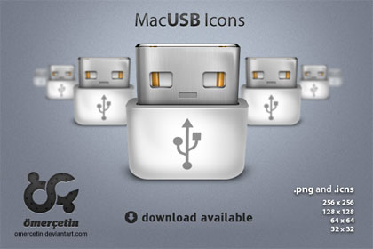 Mac USB アイコン