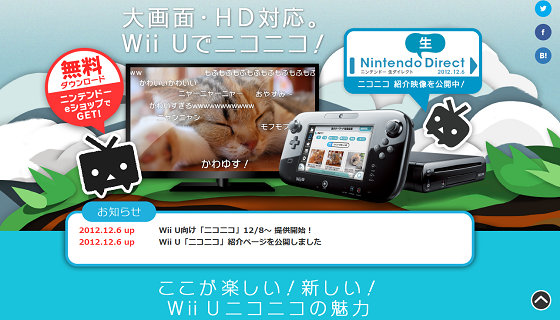 WiiU niconico