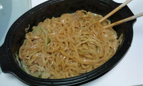 ニッチン食堂 太麺ソース焼きそば