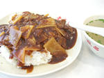 蚝油牛肉飯