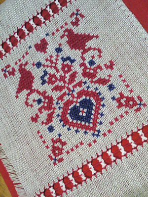 alsace rouge et bleue