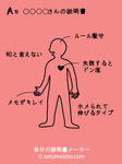 自分の説明書？