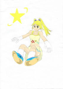 申し訳程度に★を描き足してみた