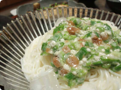 七夕なのでそうめんです