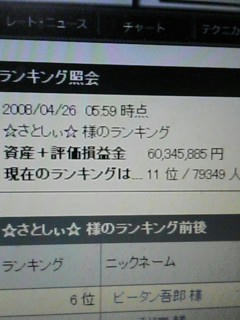 ヴァーチャル結果
