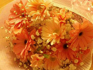 ガーベラの花束♪