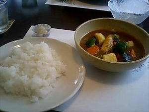 葉菜豆カレー
