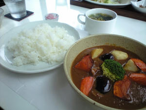 葉菜豆カレー