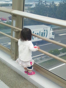 高速上にて。