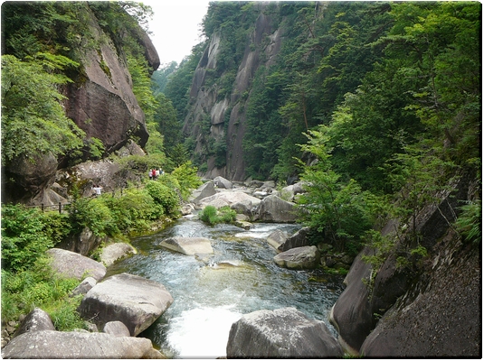 昇仙橋から下流を望む