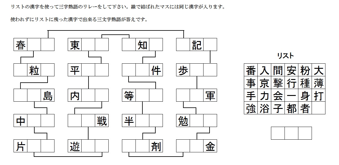 成 の つく 三 文字 熟語