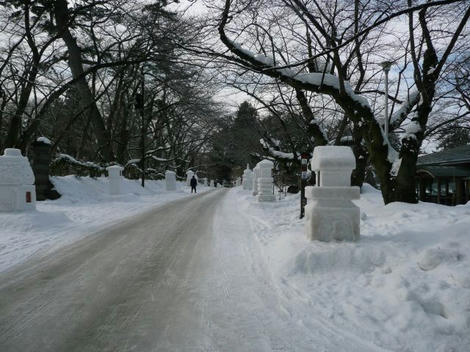 雪灯篭1