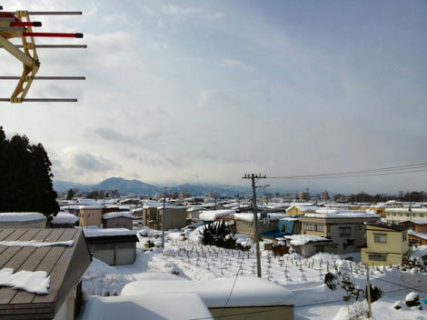 雪解け。