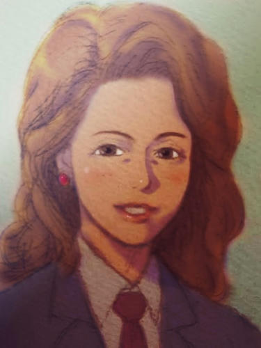 梶野少佐女性化イメージ画