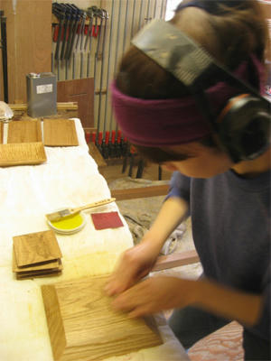 気合のヤスリ掛け