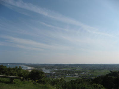 太東岬から大原方面の景色