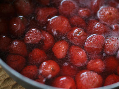 イチゴのプリザーブ