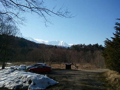 居谷里湿原　駐車場