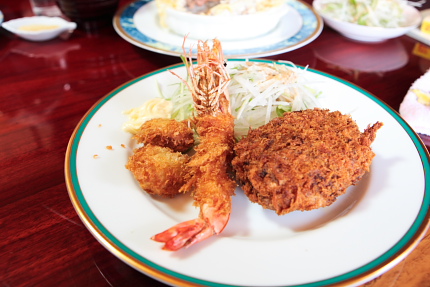 またもやハンバーグのトンカツが・・・