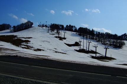 昔は４月までスキーが可能でした。