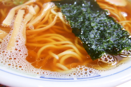 西郷亭　中華そば接写