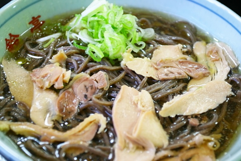 寒河江の鈴亭 冷たい肉そば