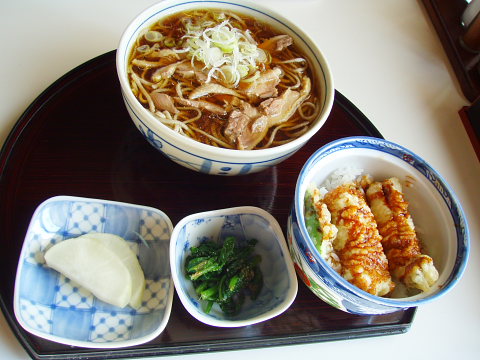 だんらんの蕎麦ランチ