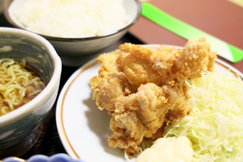 土佐のランチ 唐揚げ