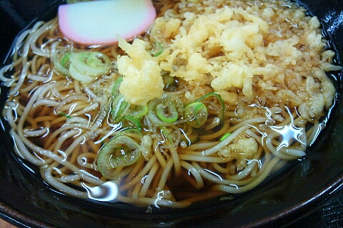 菅生パーキングエリアの蕎麦。いつ変わるかわかりませんが