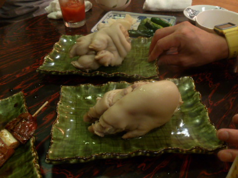 ちょいグロ 豚足