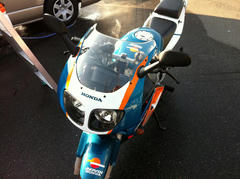 バイクのセラミックコーティング