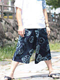 和柄タイパンツ