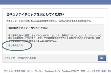 セキュリティチェックを実行してください