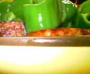 万願寺とうがらし＆角切りハム