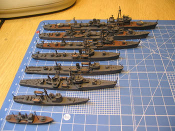 大湊の艦艇
