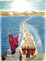 海を割る預言者モーセ
